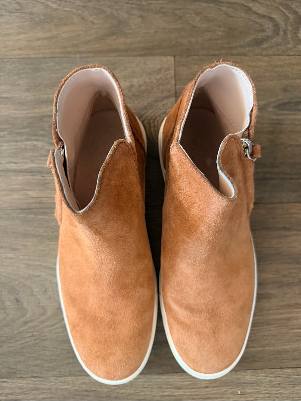 kate spade Suede Ankle Booties in Tan Brown Size 7 - Picture 2 of 7